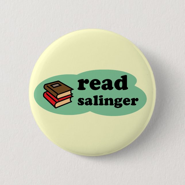Read Salinger 6 Cm Round Badge (Front)