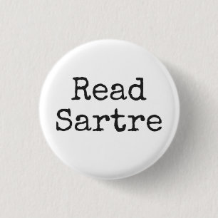 Read Sartre 3 Cm Round Badge