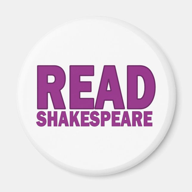 Read Shakespeare Magnet (Front)