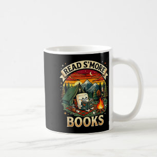 Read s'more books cute campfire _ reading book coffee mug