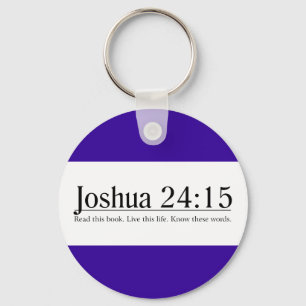 Read the Bible Joshua 24:15 Key Ring