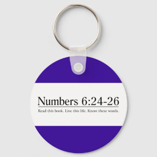 Read the Bible Numbers 6:24-26 Key Ring