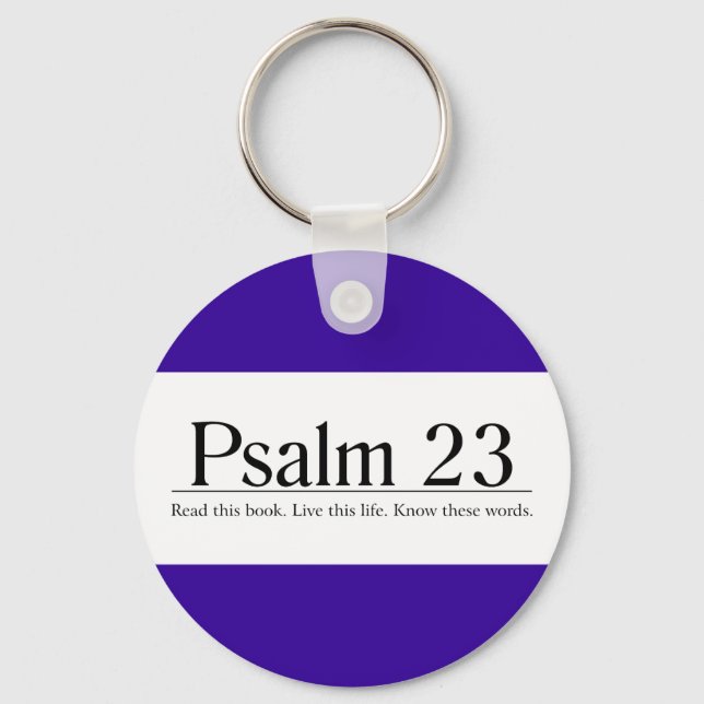 Read the Bible Psalm 23 Key Ring (Front)