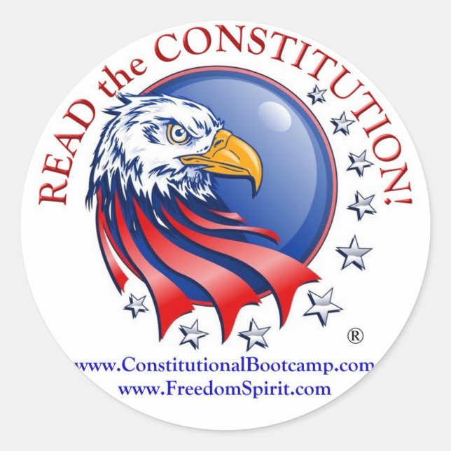 Read the Constitution Stickers (Front)
