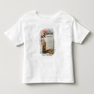 'Read The New York Times' (colour litho) Toddler T-Shirt
