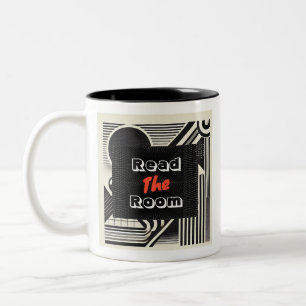 Read the room Two-Tone coffee mug