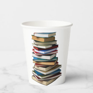 read too many books paper cups