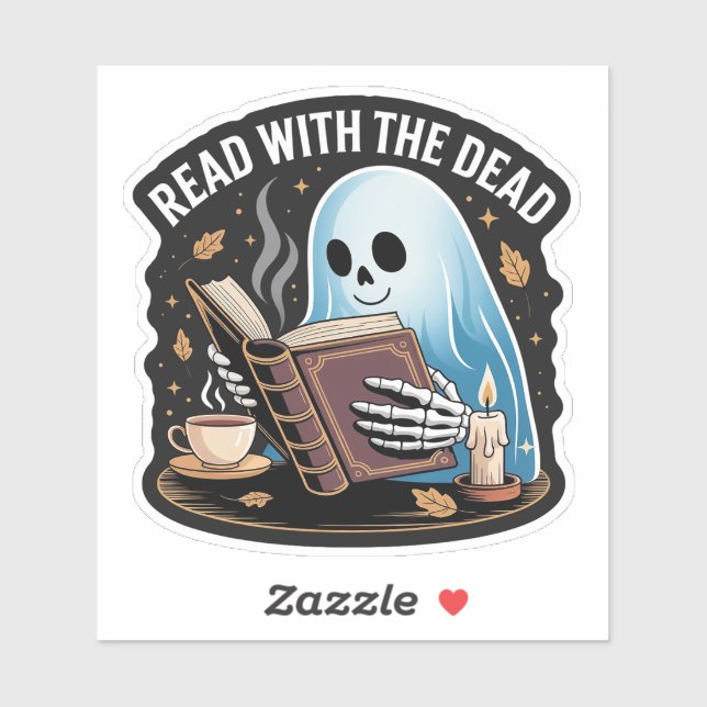 Read With The Dead — Cosy Skeletal Reading (Sheet)