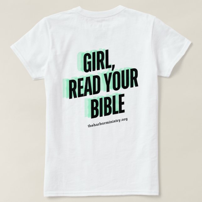 Read Your Bible T-Shirt (Design Back)