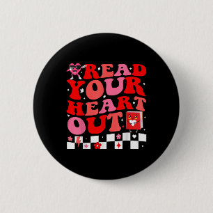 Read Your Heart Out Cute For Teacher Women Love Re 6 Cm Round Badge