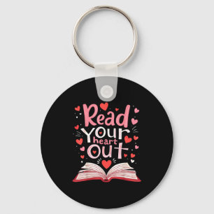 Read Your Heart Out Teacher Valentines Day Reading Key Ring