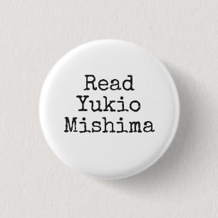 Read Yukio Mishima 3 Cm Round Badge