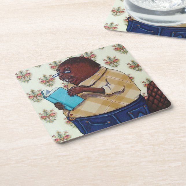 Reader Beaver coasters (Angled)