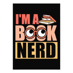 Reader Gift I Am A Book Nerd Photo Print