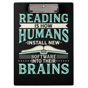Reader Gift Reading New Brain Clipboard