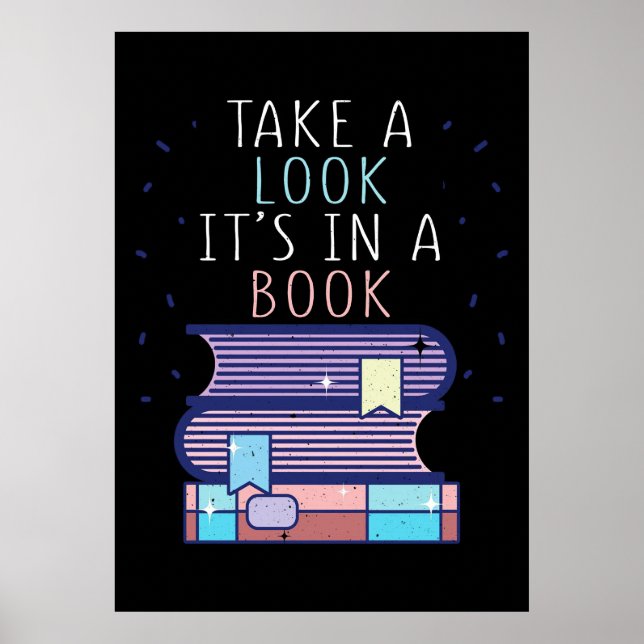 Reader Gift Take A Look In A Book Poster (Front)