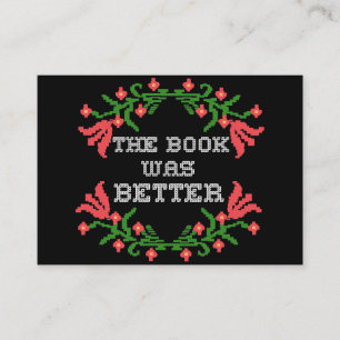 Reader Gift The Book Was Better Business Card