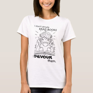 Reader Girl Eats Shirt