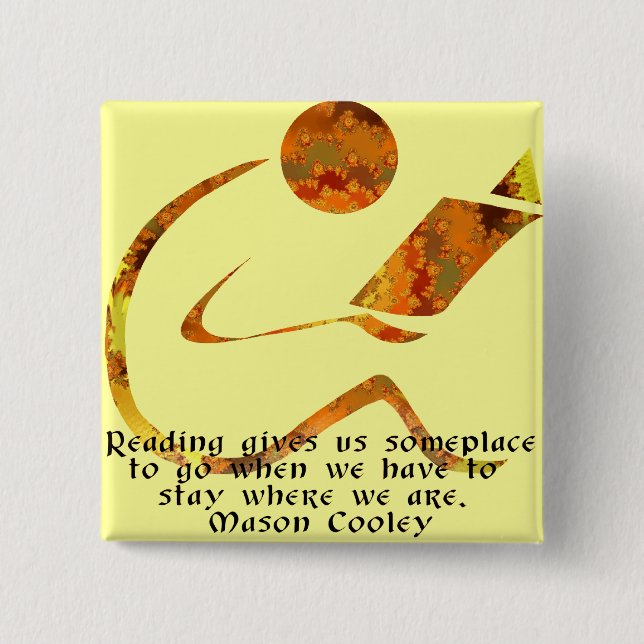 Reader Golden Quote Button (Front)