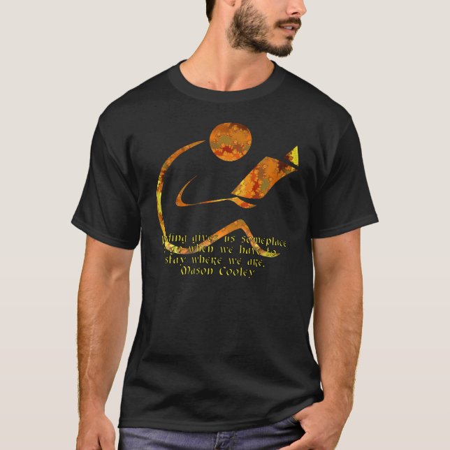 Reader Golden Quote One Sided Shirt (Front)