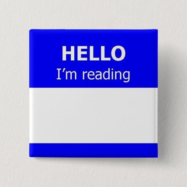 Readers Advisory 15 Cm Square Badge (Front)