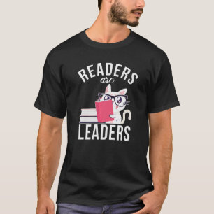 Readers Are Leaders Book Reading T-Shirt