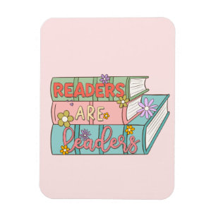 Readers Are Leaders – Cute & Inspirational Book Magnet