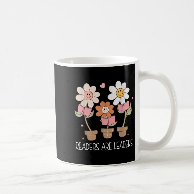 Readers Are Leaders Motivational Reading Book Quot Coffee Mug (Right)