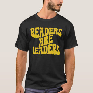 Readers Are Leaders Vintage Book Reading Teacher 3 T-Shirt