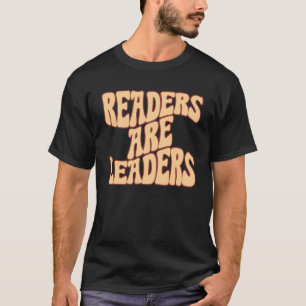 Readers Are Leaders Vintage Book Reading Teacher T-Shirt