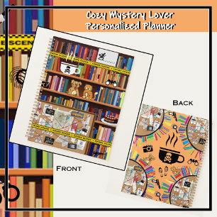 Readers Cosy Mysteries Lovers Library Bookshelf Planner