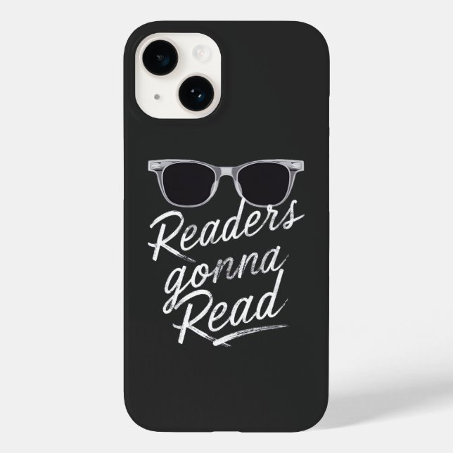 Readers Gonna Read Funny Book Reading   Case-Mate iPhone Case (Back)