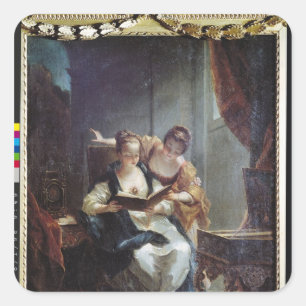 Readers Square Sticker