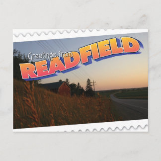 Readfield, Wisconsin farm Postcard