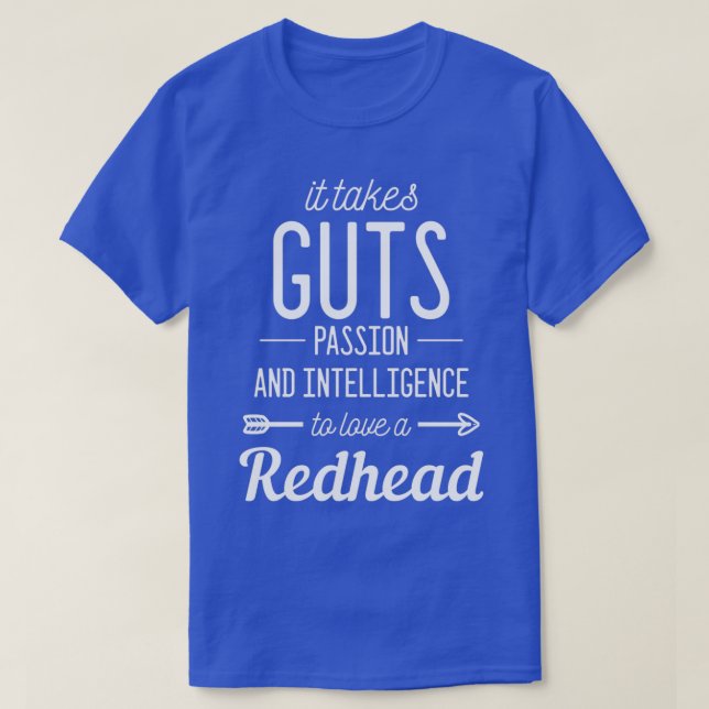 Readhead Love Redhead Person Gift T-Shirt (Design Front)