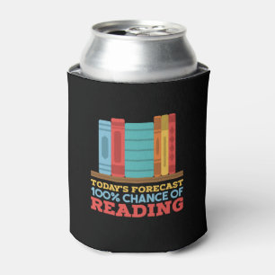 Reading - 100% Chance of Reading Funny Book Can Cooler