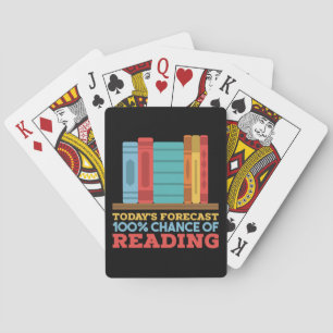Reading - 100% Chance of Reading Funny Book Playing Cards
