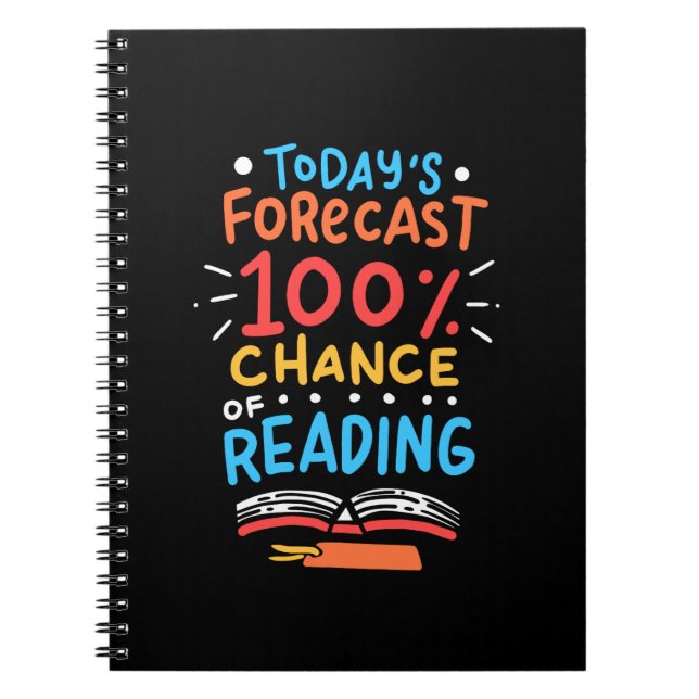 Reading - 100% Chance of Reading Notebook (Front)