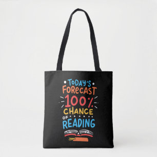 Reading - 100% Chance of Reading Tote Bag