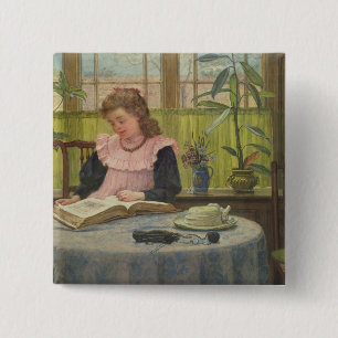 Reading 15 Cm Square Badge