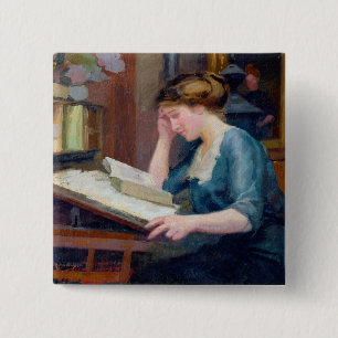 Reading 15 Cm Square Badge