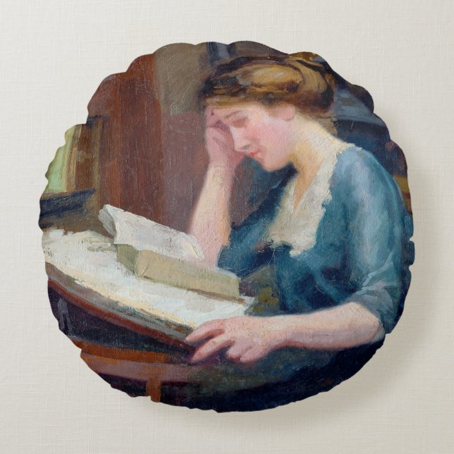 Reading 2 round cushion (Front)