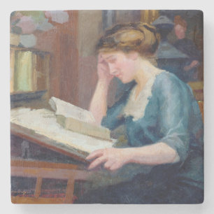 Reading 2 stone coaster