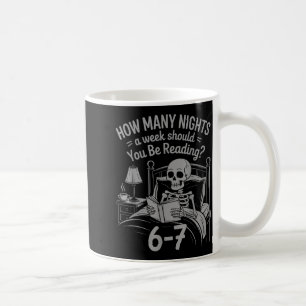Reading 67 Meme Englieacher Funny 67 Book Lover Hu Coffee Mug
