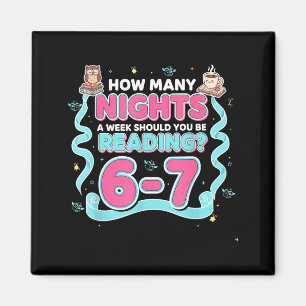 Reading 67 Meme Englieacher Funny 67 Book Lover Hu Magnet
