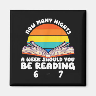Reading 67 Meme Englieacher Funny 67 Book Lover Hu Magnet