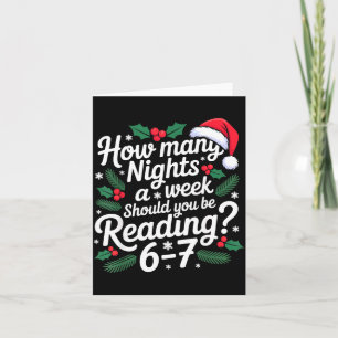 Reading 67 Meme Englieacher Funny 67 Christmas Card