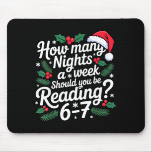 Reading 67 Meme Englieacher Funny 67 Christmas Mouse Pad