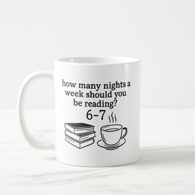 Reading 67 Meme English Teacher Funny 67 Book Love Coffee Mug (Left)