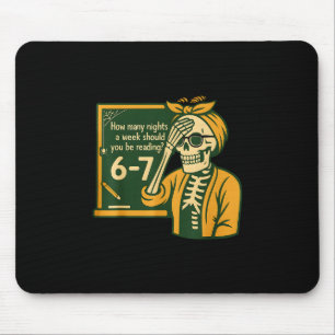 Reading 67 Meme English Teacher Funny 67 Book Love Mouse Pad